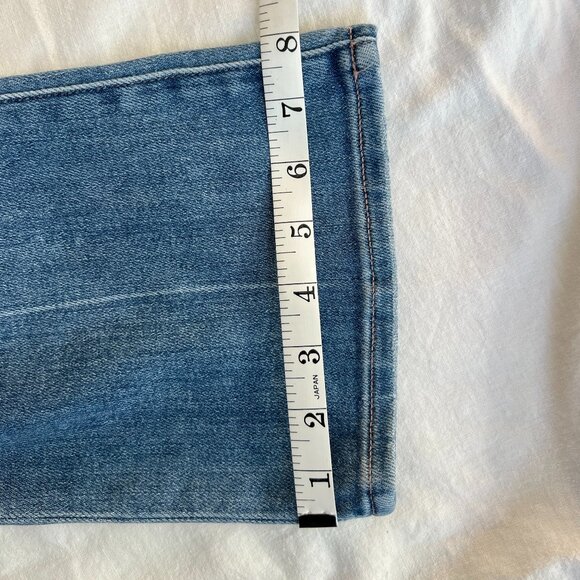 Pistola Lennon Jeans Size 26 High Rise Straight Leg Medium-Light Wash - Picture 9 of 12